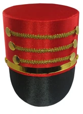 Child Kids Majorette Ring Master Toy Soldier Band Major Nutcracker Costume Hat