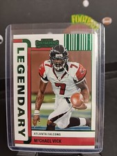 2022 Panini Contenders #LGO-MVI Michael Vick Legendary Green Foil Falcons