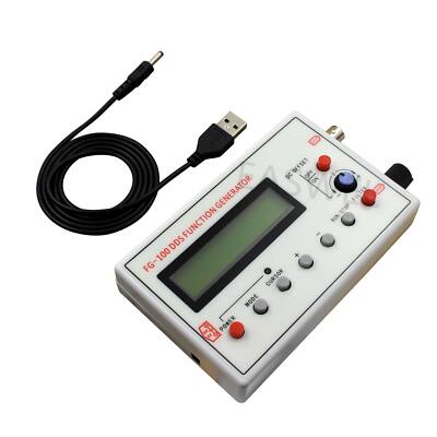 FG-100 DDS Function Signal Generator Module 1HZ-500KHz Sine +Square Wave 3.7-10V