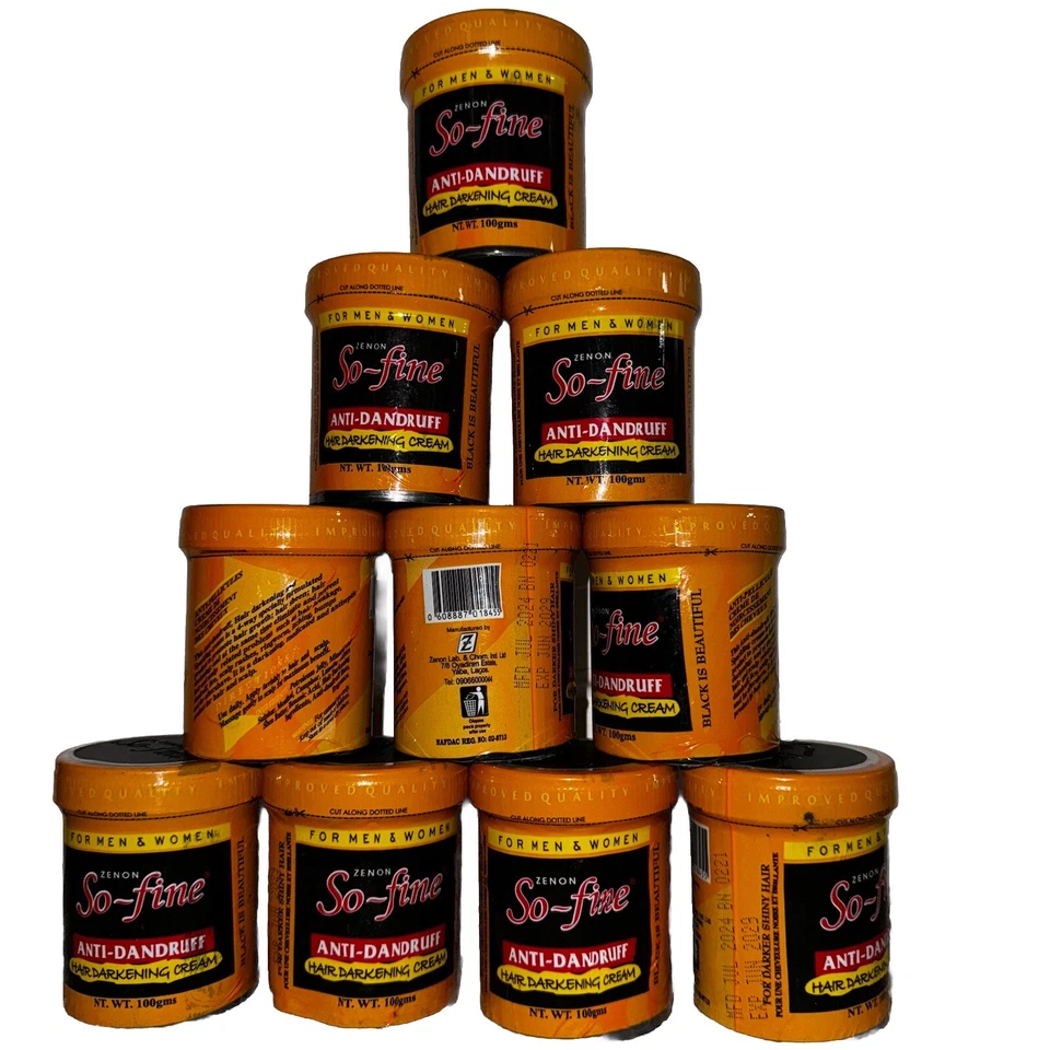 SOFINE So-fine Anti-Dandruff Hair Darkening Cream for Men and Women | 100grams