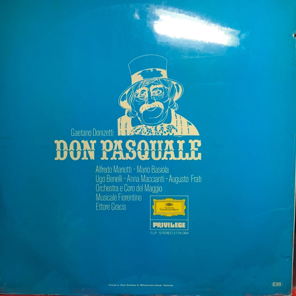 DGG 2726 084-DONIZETTI-DON PASQUALE-MARIOTTI-ORIGINAL 2-LP VINYL-GERMANY-USED - Image 3 of 3