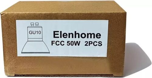 Elenhome 120v 50W GU10 Bulb for Candle Warmer Lamp, 2pcs gu10+c Gu10-2 - Picture 4 of 8