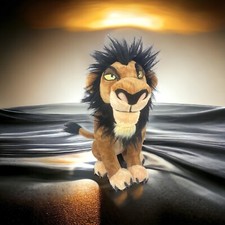 Disney Store The Lion King Scar Plush Stuffed Animal Toy Villain Lion 14  
