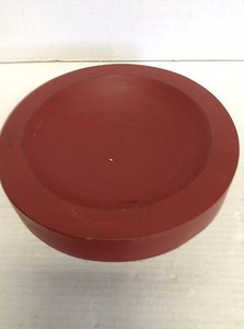 1 Pottery Barn Sumatra Wood Bowl Glass Vase Candle Holder