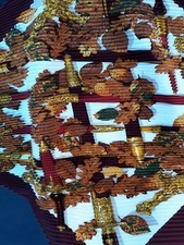 Hermès carré soie plissé au plus dru design Vladimir Rybaltchenko