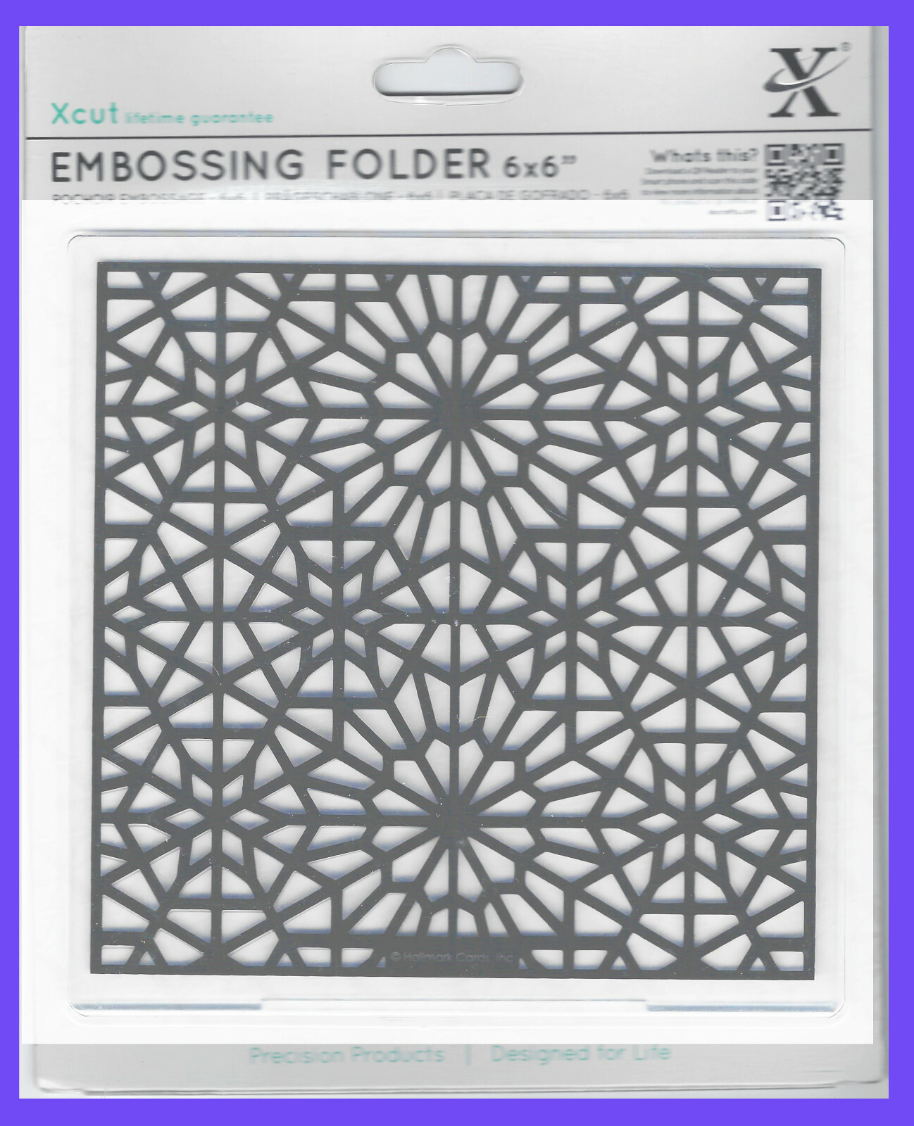 XCUT EMOSSING FOLDER MOROCCAN STAR 6X6 XCU515915 - DOCRAFTS UNIVERSAL ...