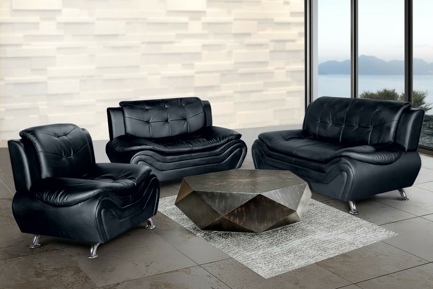 Sofa Cuero Costa Rica Baci Living Room