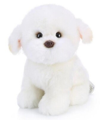 16 Inch Pomeranian Stuffed Animal - Lifelike Plush Dog Toy For Kids - Realistic Soft Cuddle Buddy