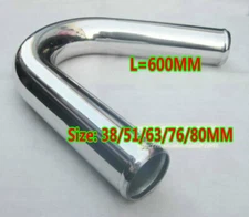 2" inch 51MM 135 Degree Aluminum Turbo Intercooler Pipe Hose Tube Tubing L=600MM