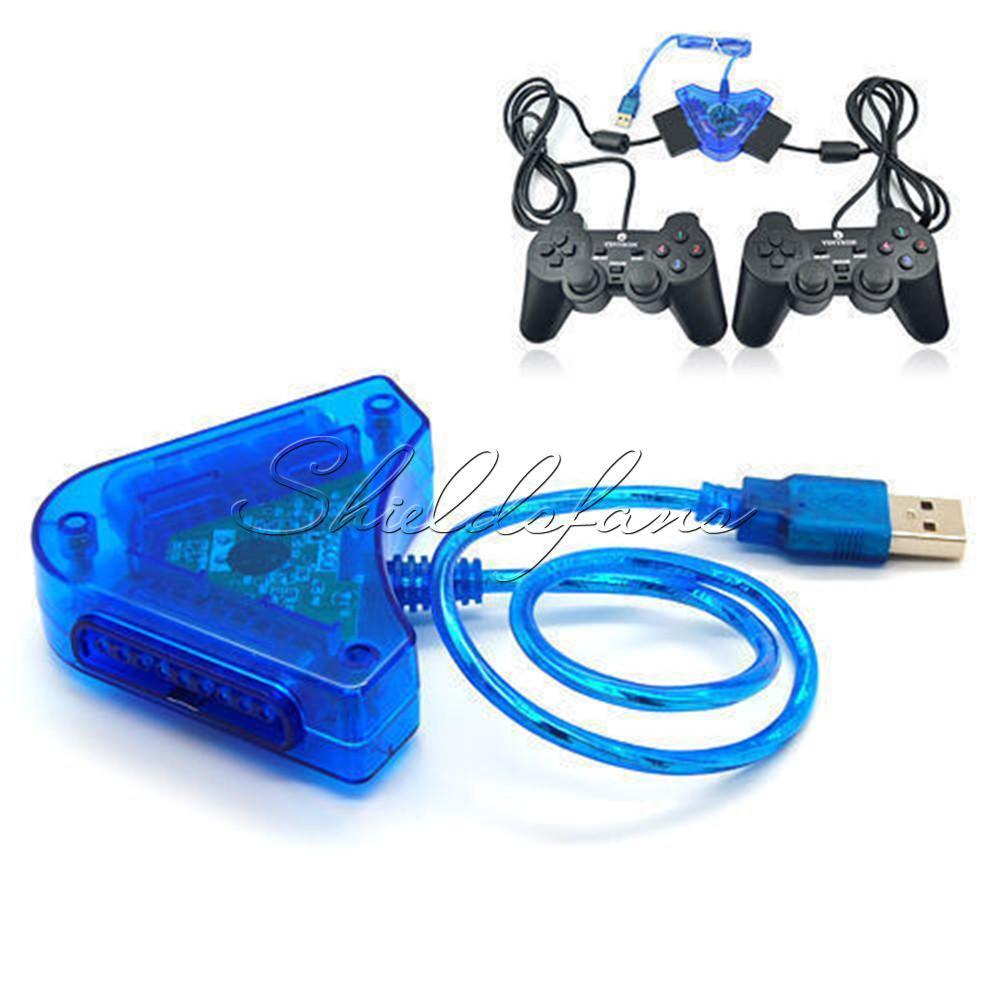 Adapter Cable for Sony Playstation 2 PS2 to PC USB Controller