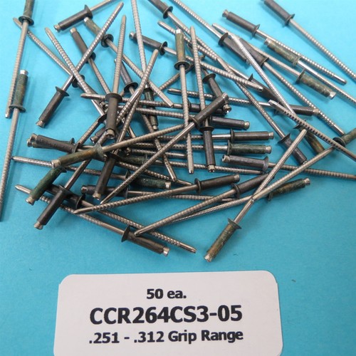 Ccr Rivets CCR264CS3-05 (50 ea) Cherry Aircraft Anchor Nut Plate Rivets .251-.312 ...