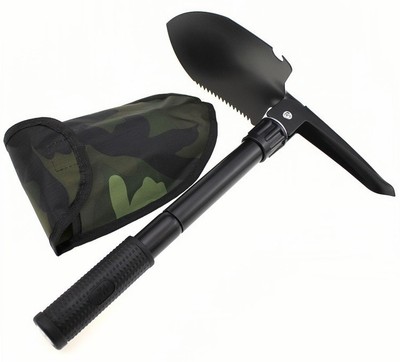 Camping Shovel Survival Folding Multifunction Outdoor Hiking Garden Hoe Digging