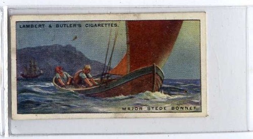 (Ja7481-100) Lambert & Butler, Pirates & Highwaymen, Major Stede Bonnet, 1926#3