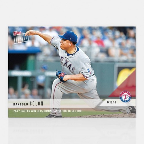 2018 Topps Now 342 Bartolo Colon