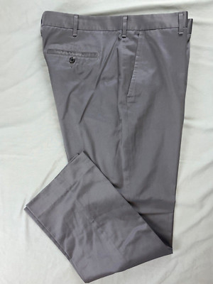 Bonobos Weekday Warriors Friday Gray Straight Fit Cotton Dress Pants. 38X30, EUC