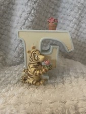 Winnie the Pooh Letter Initial "F" Alphabet Michel  Co. Resin Disney Classic