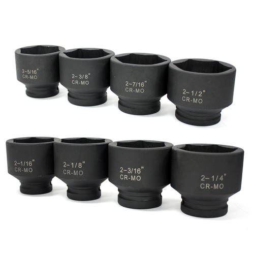 8pc SAE Jumbo Large 3/4" Dr Shallow Impact Socket Set 6 Point 2-1/16" to 2-1/2" - 第 3/6 張圖片