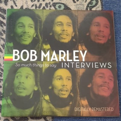 Bob Marley So Much Things To Say Interviews LP Red Vinyl Tuff Gong Remastered