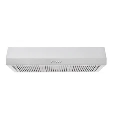 Vissani Sarela 36 in. 500CFM Convertible Under Cabinet Range Hood w/ LED Lights
