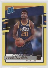 2020-21 Panini Donruss Rated Rookies Yellow Flood Udoka Azubuike #214 0f72