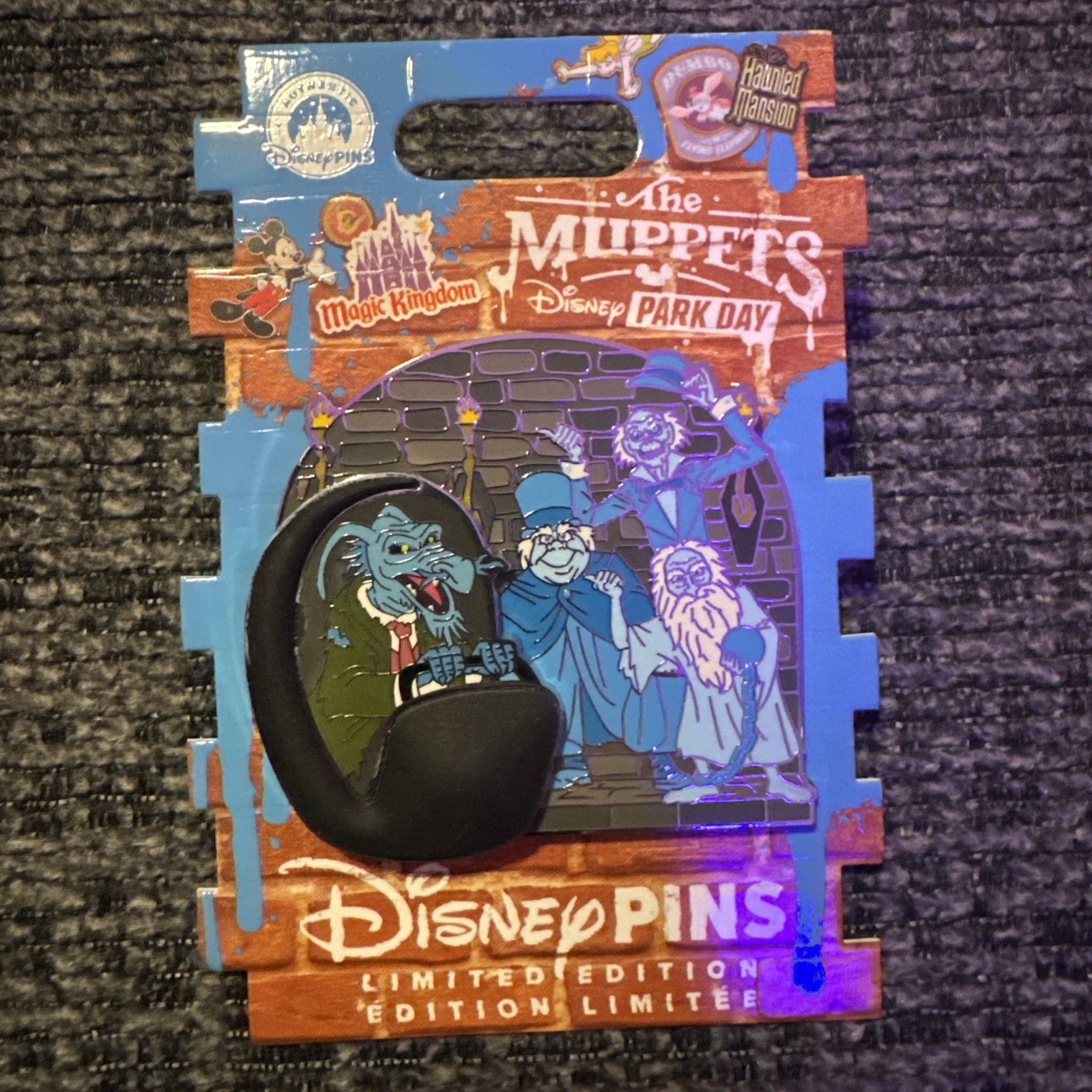 2026 Walt Disney World Pin Muppets Park Day Haunted Mansion Uncle Deadly LE 3000
