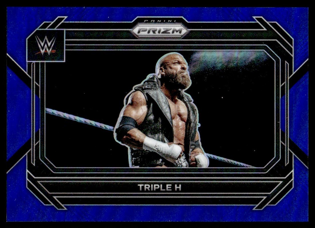 2023 Prizm WWE Blue Triple H 102/199 #71