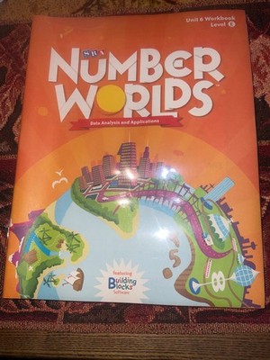 SRA Number Worlds Unit 6 Level E Workbook package of 5