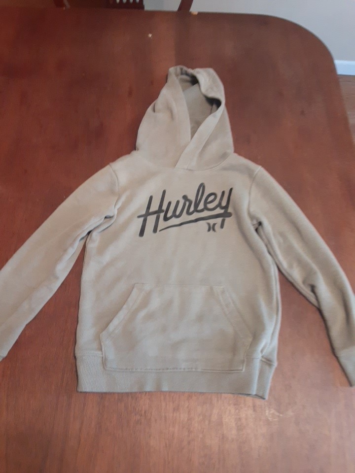 Hurley Kids Size 5 Pale Green Hoodie Sweat Shirt