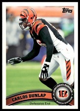 Carlos Dunlap 2011 Topps #335 Cincinnati Bengals