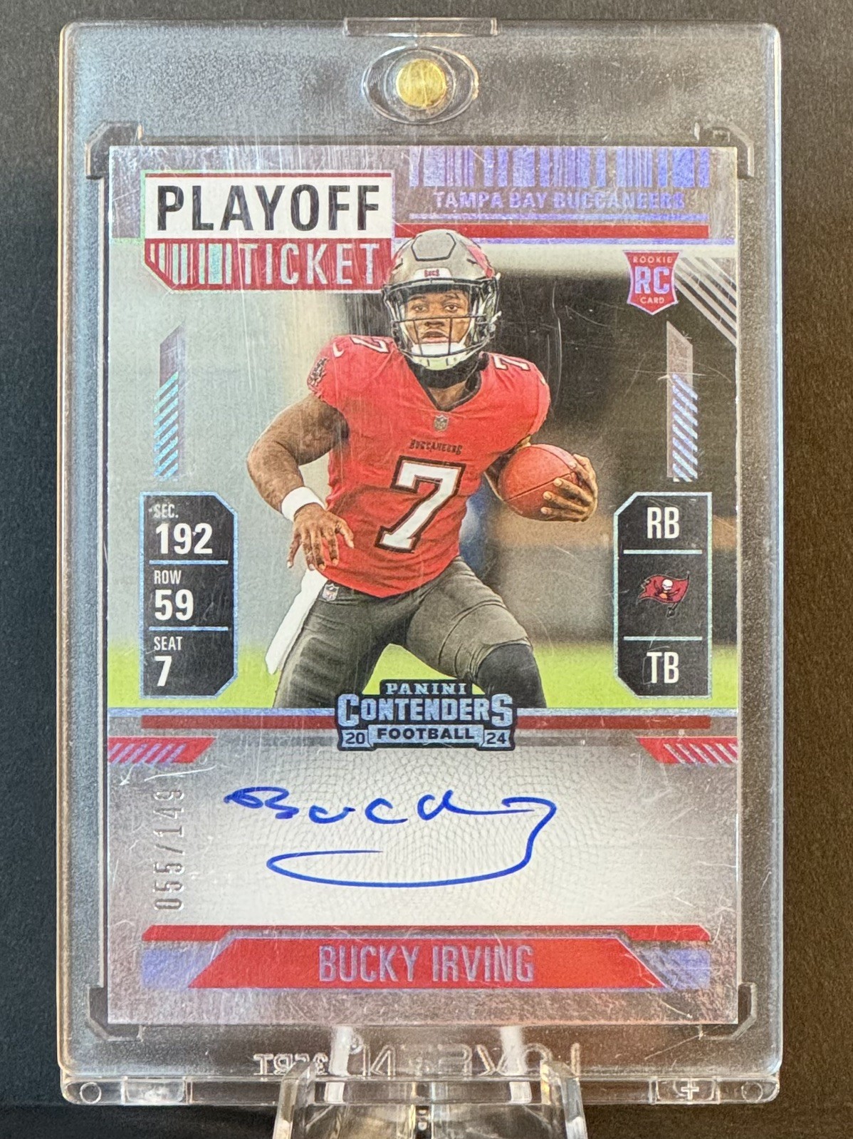 2024 PANINI CONTENDERS BUCKY IRVING PLAYOFF TICKET ROOKIE AUTO SIGNATURE SP #149