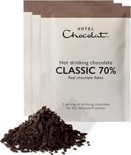 Image of Hotel Chocolat Classic 70% Dark Hot Chocolate Sachets -, 620g