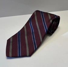Robert Talbott Best of Class Mark Shale Striped Silk Tie, made in USA