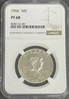 1960 Silver Proof Franklin Half Dollar NGC PF68 Brown Label
