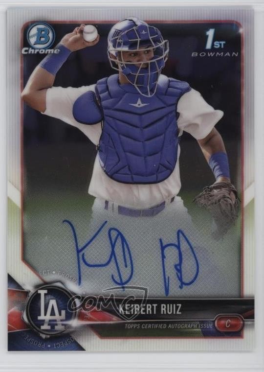 2018 Bowman Chrome Prospect Auto Keibert Ruiz #CPA-KR