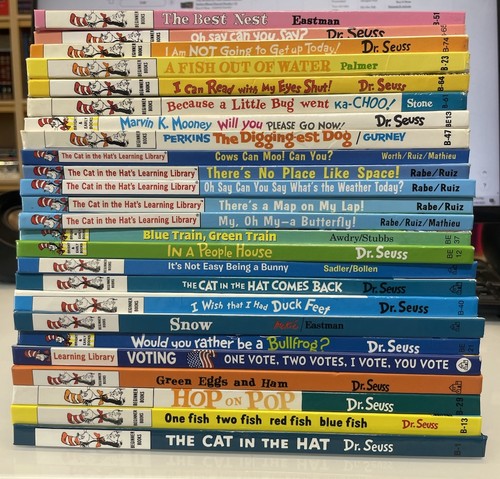 Lot Of 25 Dr Seuss Beginner & Bright And Early Hardcover Books