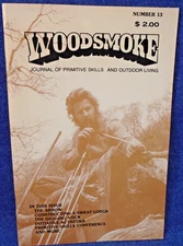 Vintage Woodsmoke Magazine #13 Primitive Skills Outdoor Living Survival 1970s