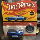 Redline Hotwheel 1969 Demon Original Blue HK Unpunched