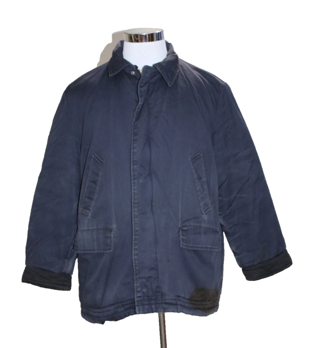 Navy Utility Jacket In Vintage Outerwear Coats & Jackets For Men