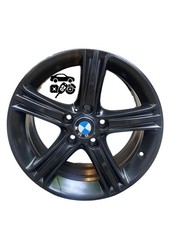 OEM BMW Style 393 Wheel 17x7.5 5x120 ET37 Black 428i F32 F30 Rim Genuine