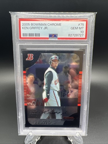2005 Bowman Chrome - Ken Griffey Jr #75 PSA 10 Pop 8!!