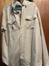 Dixxon Flannel cream color never worn XL flannel