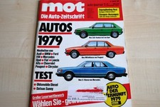 1) MOT 25/1978 - Datsun Sunny Coupe mit 67PS im - Oldsmobile Delta 88 Diesel mit