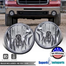 Fits 2007-2013 GMC Sierra 1500 Driving Fog Lamps Bumper Lights+Switch