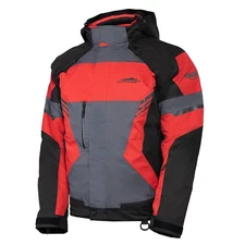 Kacahair    84300604    Katahdin Gear Dagger Jacket Mens  Black Grey Red   Large