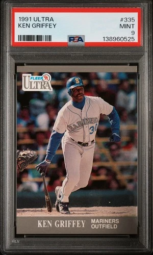 1991 Fleer Ultra - Ken Griffey #335 - PSA 9