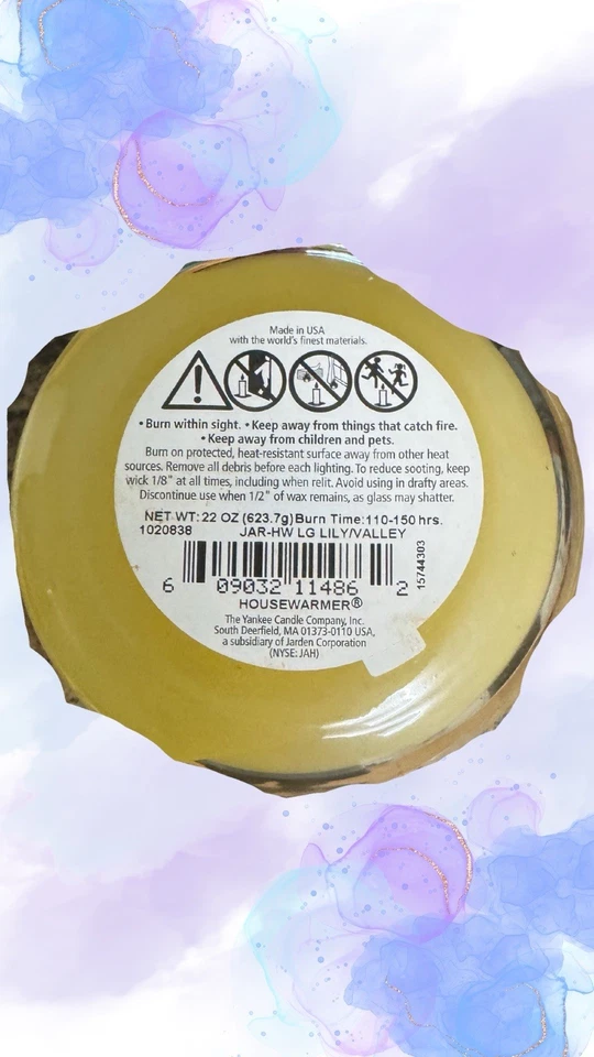 Yankee Candle Lilly of the Valley Large Jar Candle - Image 3 of 3