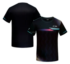 YONEX 25F/W Men's Badminton T-Shirts Sports Training Tee Top Black NWT 253TS029M