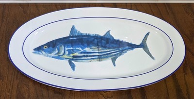 Williams Sonoma Le Mar Fish Platter by Marc Lacaze Discontinued