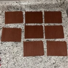 Marx Fort Apache Plastic Stockade Fort Walls 1950's Vintage 8 PIECES