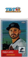 Pablo Lopez 2022 Topps Platinum Anniversary Refractor #491 Marlins 24a